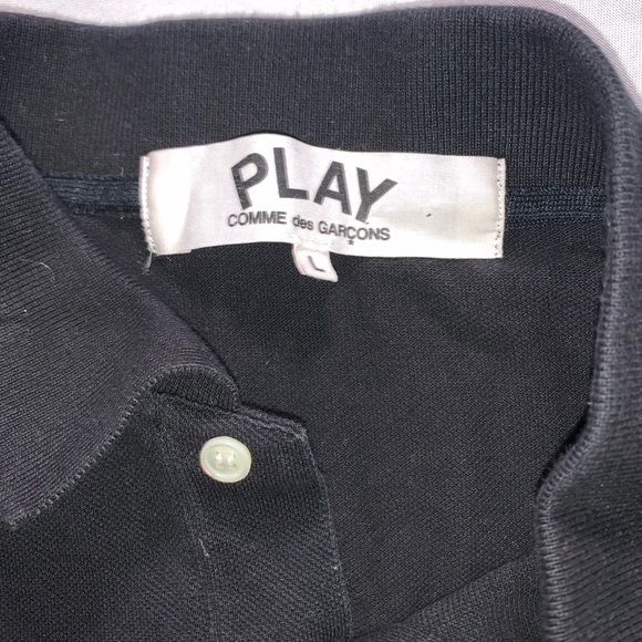 CDG polo shirt Women’s large - Picture 3 of 6